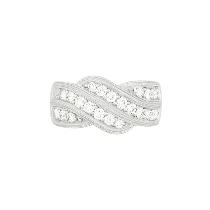 Кольцо из золота 585 пробы c бриллиантами, Л 7500 9345 за 82000