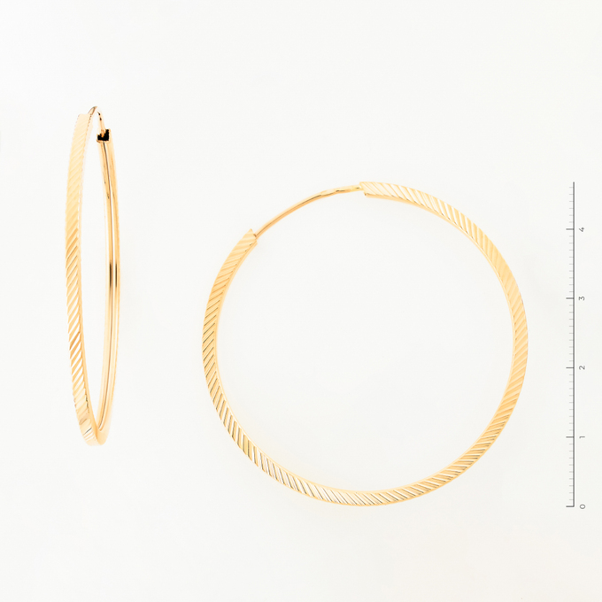 Серьги из красного золота 585 пробы