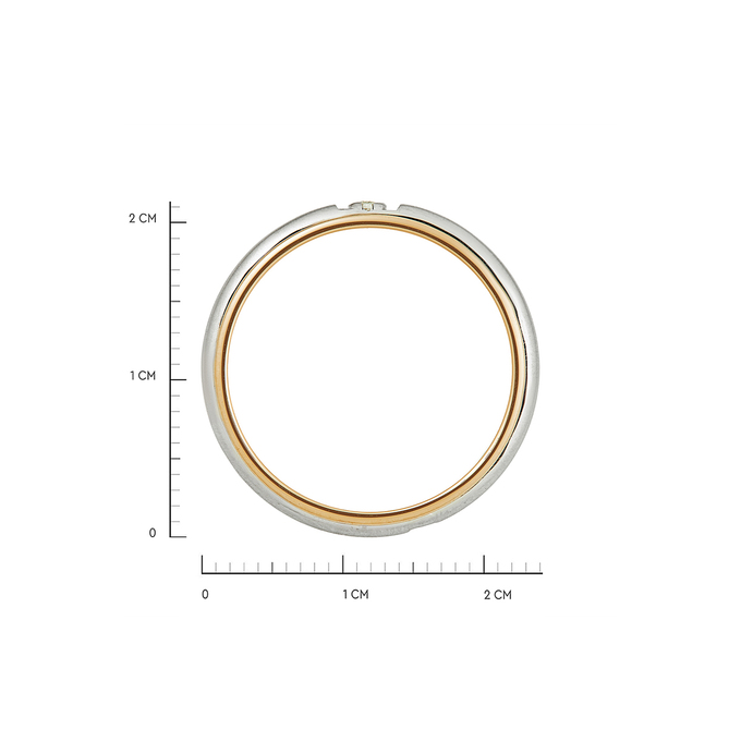 Кольцо из золота 585 пробы c бриллиантом, Л 2811 9215 за 45430