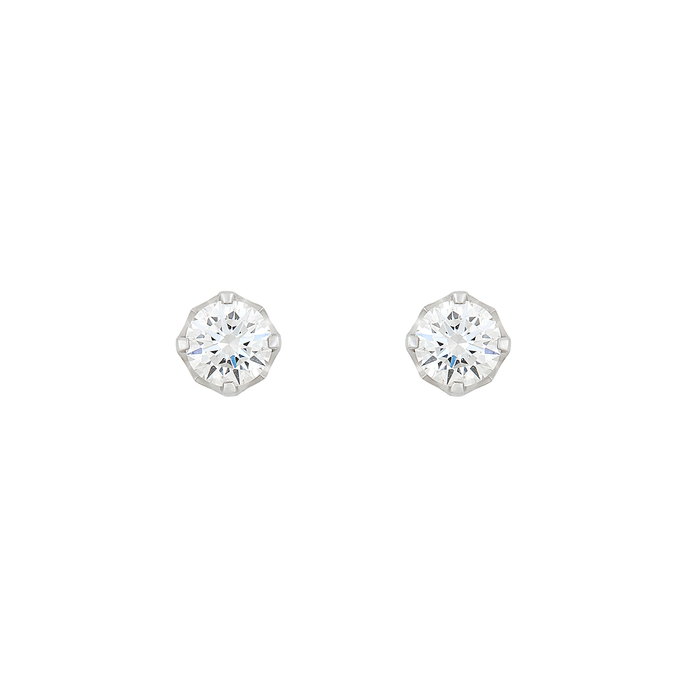 Серьги из золота 585 пробы c Бриллиант