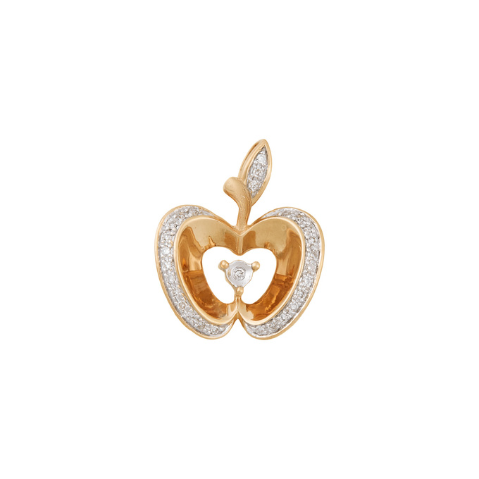 Подвеска из золота 585 пробы c бриллиантами, Л 6102 1611 за 16700