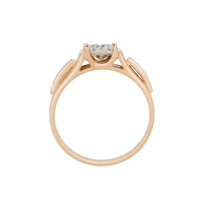 Кольцо из золота 585 пробы c бриллиантами, Л 1116 0187 за 38800