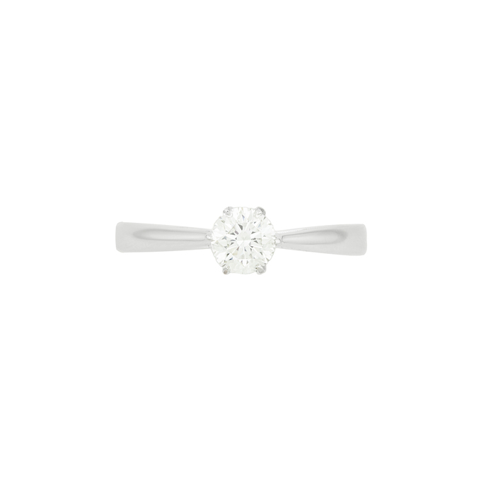 Кольцо из золота 750 пробы c бриллиантом, Л 4508 1037 за 116720