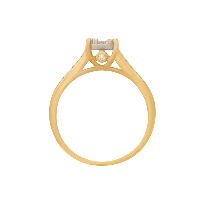 Кольцо из золота 585 пробы c бриллиантами, Л 2212 5730 за 49600