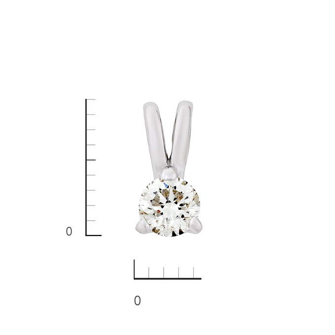 Подвеска из золота 585 пробы c бриллиантом, Л 2812 3645 за 65000