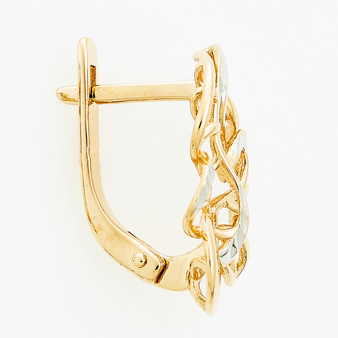 Серьги из красного золота 585 пробы