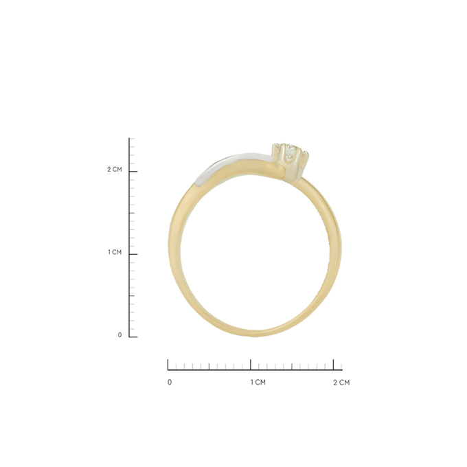 Кольцо из золота 750 пробы c бриллиантами, Л 0808 8064 за 82500