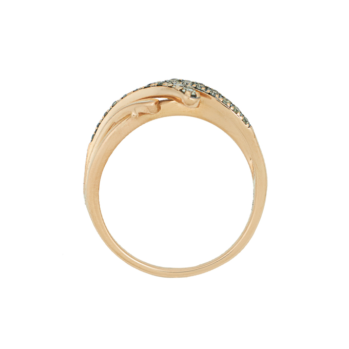 Кольцо из золота 585 пробы c бриллиантами, Л 0808 7352 за 36400