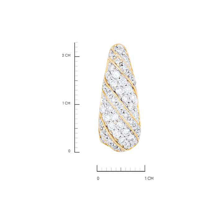 Подвеска из золота 750 пробы c бриллиантами, Л 6302 4618 за 59900