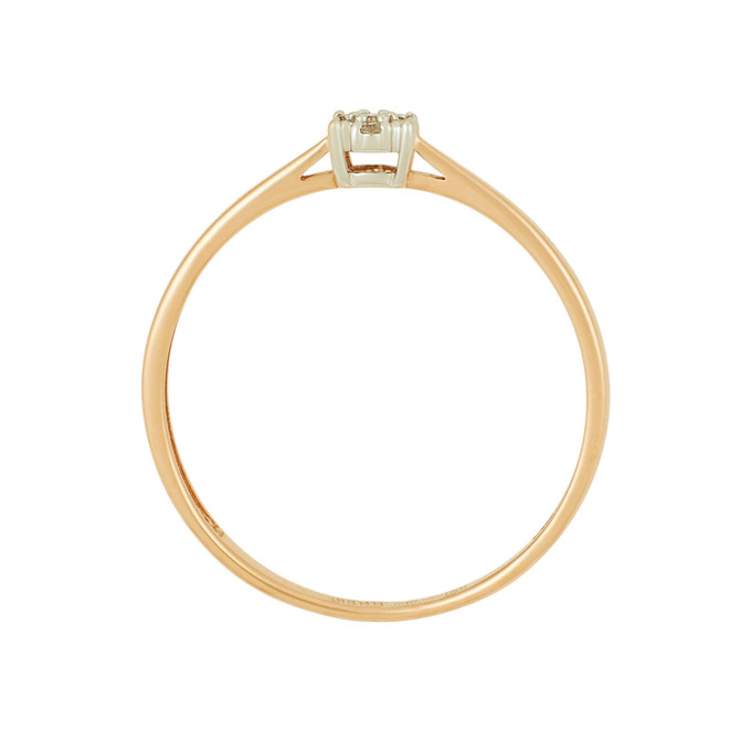 Кольцо из золота 585 пробы c бриллиантами, Л 3911 5439 за 11120