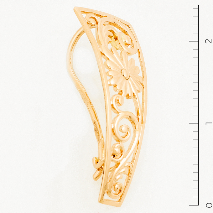 Серьги из красного золота 583 пробы