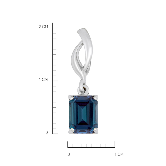 Подвеска из золота 585 пробы c синтетическим камнем, Л 0515 2578 за 13760