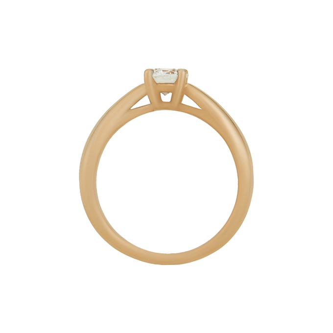 Кольцо из золота 585 пробы c бриллиантом, Л 5804 4233 за 89200