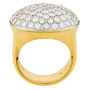 Кольцо из комбинированного золота 750 пробы c 69 бриллиантами Л28086826 фото 3