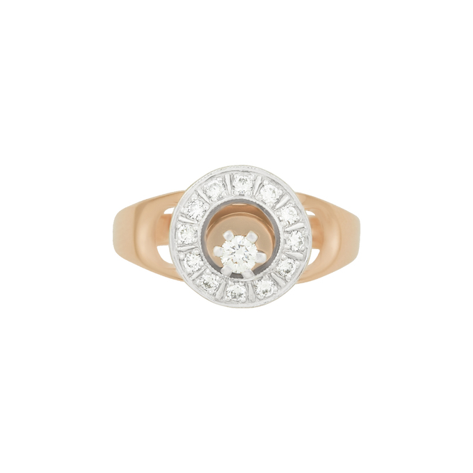 Кольцо из золота 585 пробы c бриллиантами, Л 4710 5868 за 99200