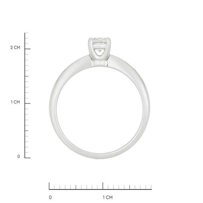 Кольцо из золота 585 пробы c бриллиантом, Л 1208 6271 за 110950