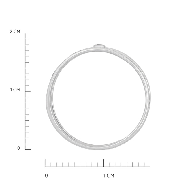 Кольцо из золота 585 пробы c бриллиантами, Л 5406 0024 за 20800