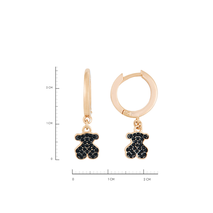 Серьги из золота 585 пробы c синт.камнями, Л 3910 2917 за 28500