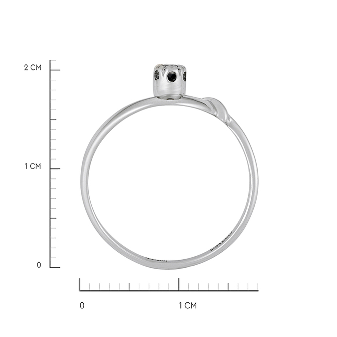 Кольцо из золота 585 пробы c сапфиром, Л 5205 1638 за 20000