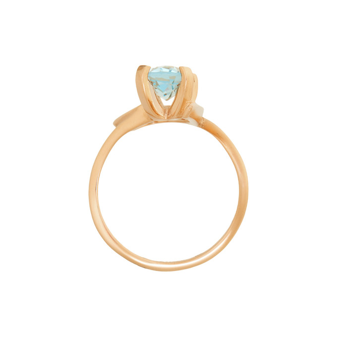 Кольцо из золота 585 пробы c топазом, Л 2808 5261 за 44160