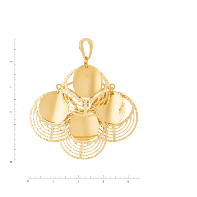 Подвеска из желтого золота 585 пробы, Л 5405 2624 за 26900