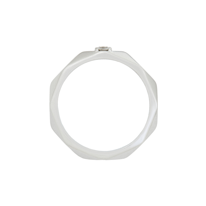 Кольцо из золота 585 пробы c бриллиантом, Л 4609 0889 за 62320