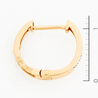 Серьги из золота 585 пробы c 20 бриллиантами