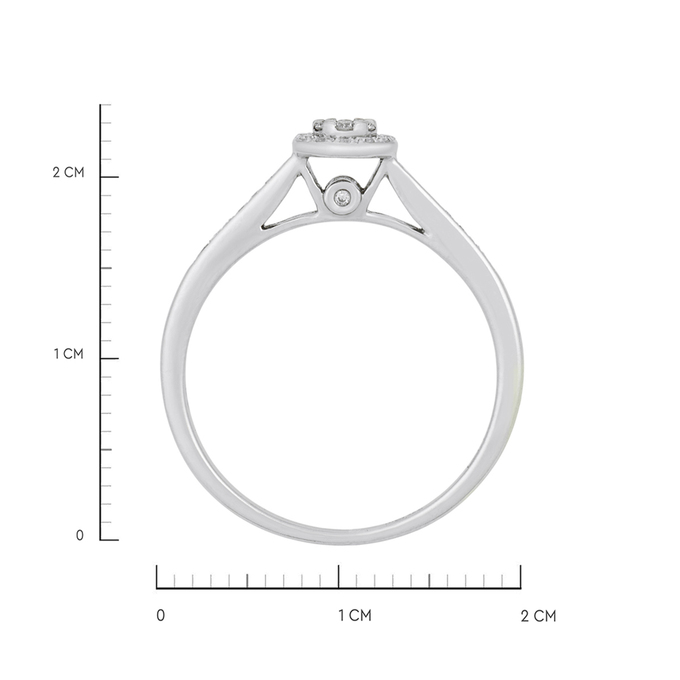 Кольцо из золота 585 пробы c бриллиантами, Л 3505 1766 за 23120