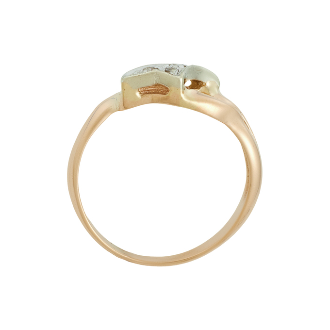 Кольцо из золота 585 пробы c бриллиантами, Л 2011 0037 за 24640