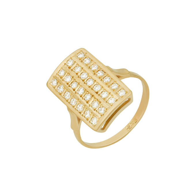 Кольцо из золота 750 пробы c бриллиантами