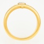 Кольцо из желтого золота 750 пробы c 13 бриллиантами Л76006578 фото 3