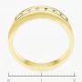 Кольцо из желтого золота 585 пробы c 7 бриллиантами Л25069788 фото 4