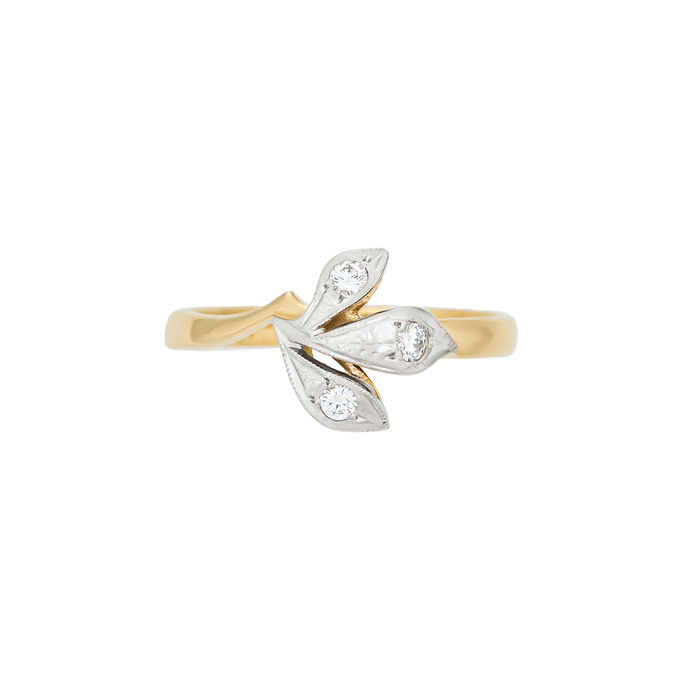 Кольцо из золота 750 пробы c бриллиантами, Л 7601 5924 за 48720