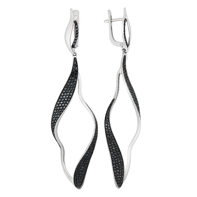 Серьги из золота 585 пробы c Бриллиант, К 0000 5264 за 97700