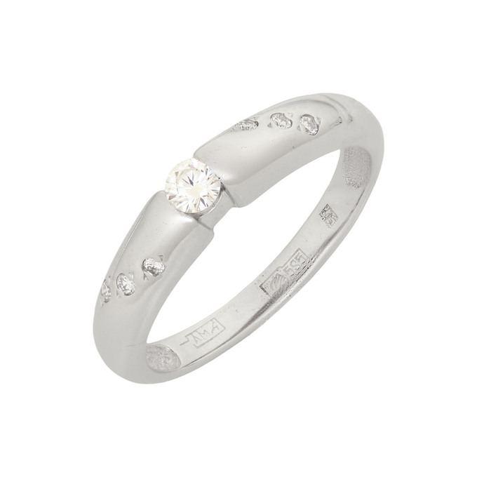 Кольцо из золота 585 пробы c бриллиантами, Л 3014 7925 за 42000