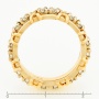 Кольцо из комбинированного золота 585 пробы c 16 бриллиантами Л04078614 фото 4