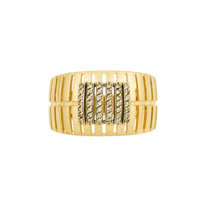 Кольцо из золота 585 пробы c бриллиантами, Л 0911 3581 за 51520