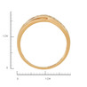 Кольцо из золота 585 пробы c бриллиантами