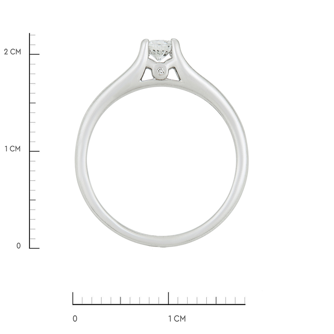 Кольцо из золота 585 пробы c бриллиантами, Л 2811 7512 за 63360