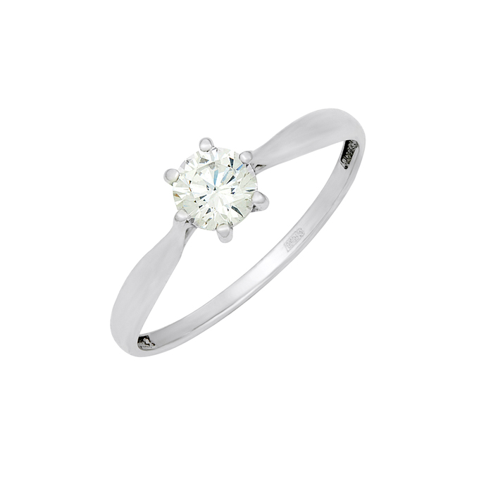 Кольцо из золота 585 пробы c фианитом, Л 3911 5048 за 11680