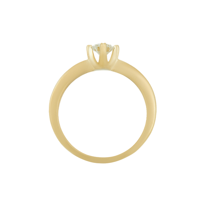 Кольцо из золота 750 пробы c бриллиантом, Л 7303 3199 за 111920