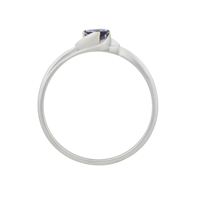 Кольцо из золота 585 пробы c танзанитом, Л 0617 0577 за 18000