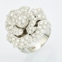 Кольцо из белого золота 750 пробы c 117 бриллиантами Л33075281 фото 1
