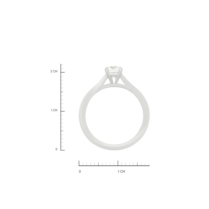 Кольцо Cartier Solitaire, Л 2811 8414 за 350000