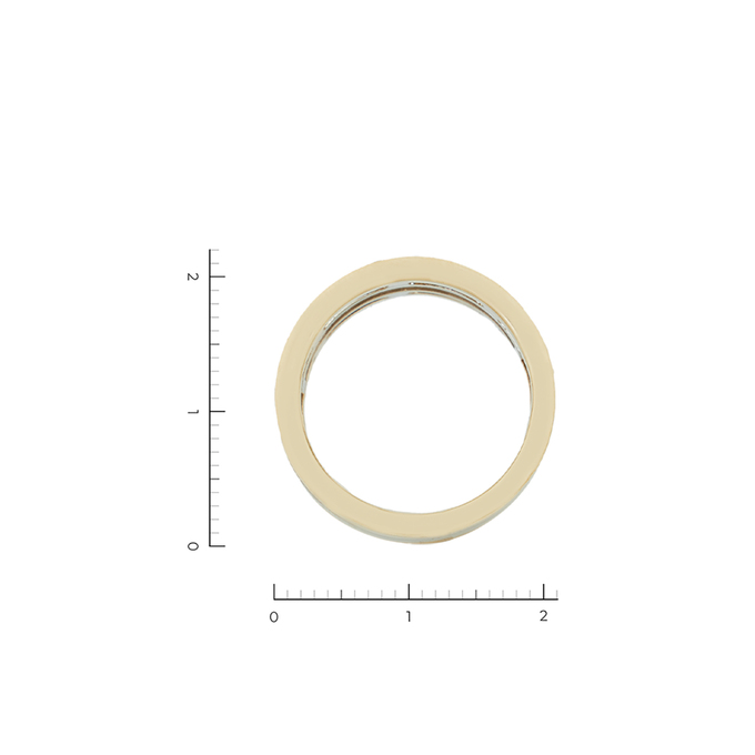 Кольцо из золота 585 пробы c 7 бриллиантами