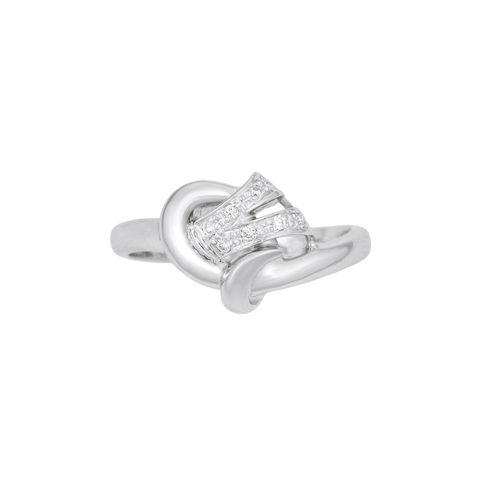 Кольцо из золота 750 пробы c бриллиантами, Л 7102 3290 за 79120