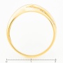 Кольцо из желтого золота 750 пробы c 6 бриллиантами Л54046537 фото 4