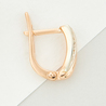 Серьги из золота 585 пробы c фианитами