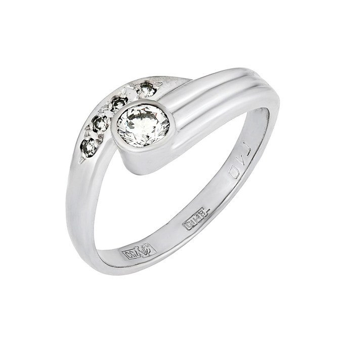 Кольцо из золота 750 пробы с бриллиантами, Л 2812 7118 за 78900