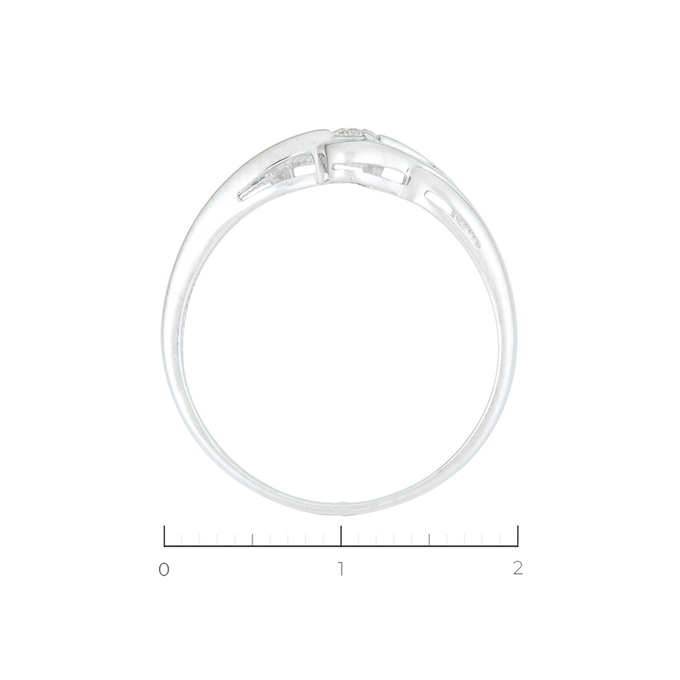 Кольцо из золота 585 пробы c 1 бриллиантом, Л 4608 8202 за 19920
